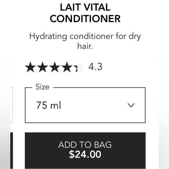 Kerastase nutritive fine to medium dry hair care set - Picture 7 of 8